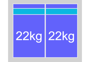 Sollarstell Connect  Portrait 1 rij van 2 panelen
