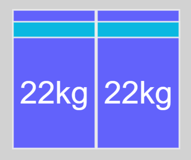 Sollarstell Connect  Portrait 1 rij van 2 panelen