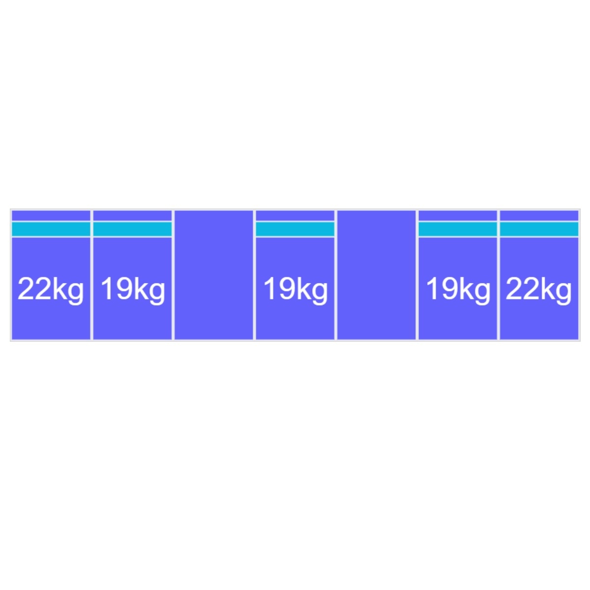 Sollarstell Connect  Portrait 1 rij van 7 panelen