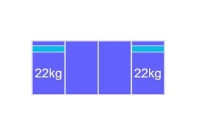 Sollarstell Connect  Portrait 1 rij van 4 panelen