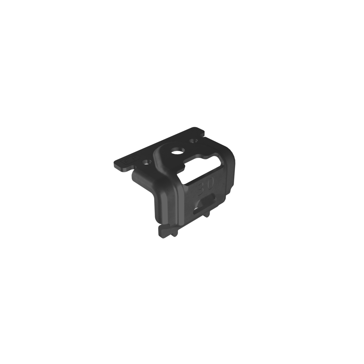 Clickfit 100-4430 FlatFix Fusion Eindklem 30mm Zwart