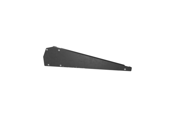 Flatfix Fusion 100-7224B Winddeflector links zwart