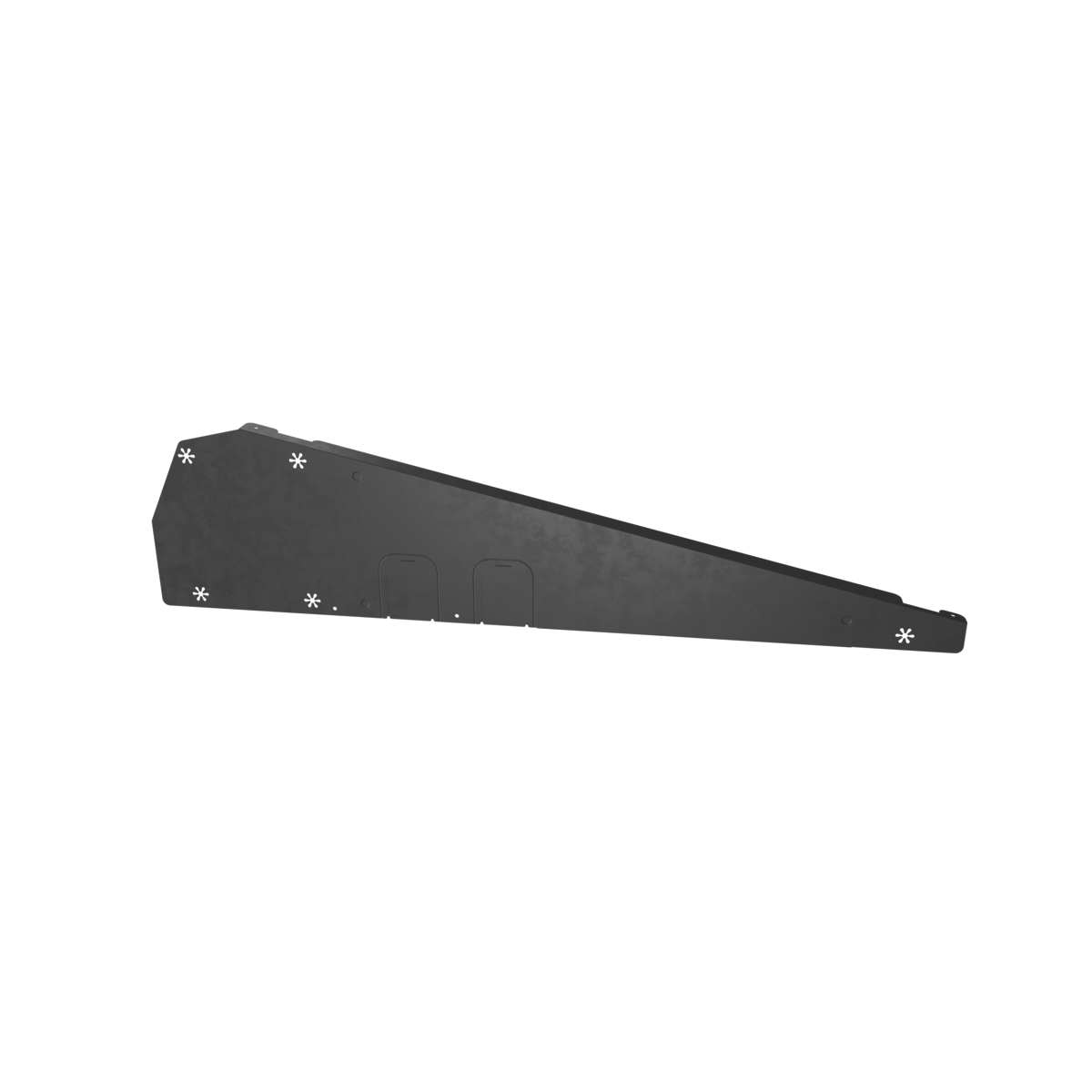 Flatfix Fusion 100-7224B Winddeflector links zwart