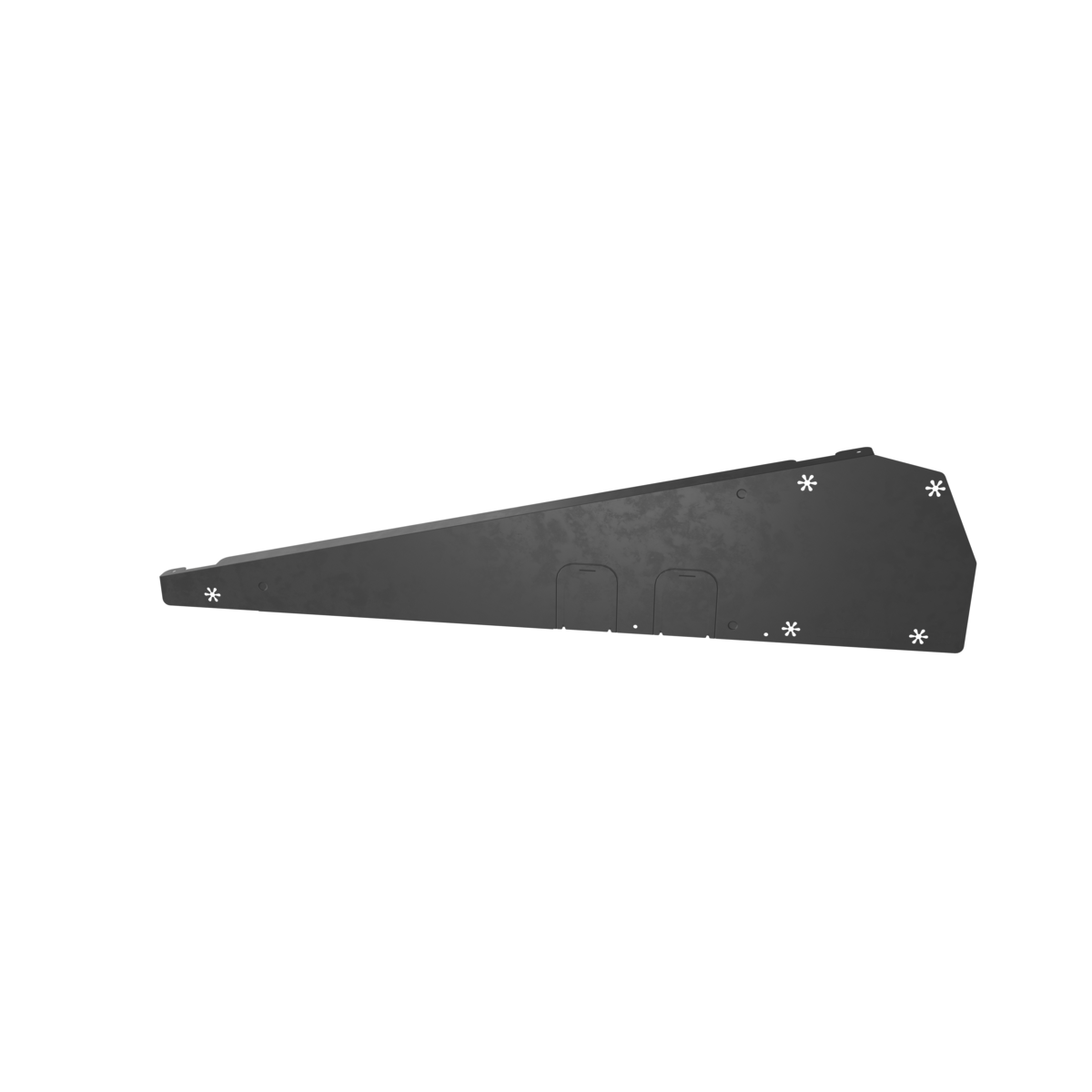 Flatfix Fusion 100-7225B Winddeflector rechts zwart