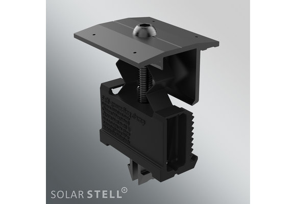 Solarstell Connect 500224 Universele Easyklem Zwart