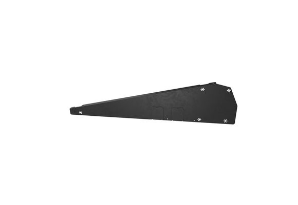 Flatfix Fusion 100-7227-B  Winddeflector rechts XL 1030-1077mm Zwart