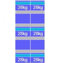 Sollarstell Connect Landscape  5 rijen van 2 panelen