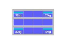 Sollarstell Connect Landscape 3 rijen van 4 panelen