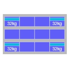 Sollarstell Connect Landscape 3 rijen van 4 panelen