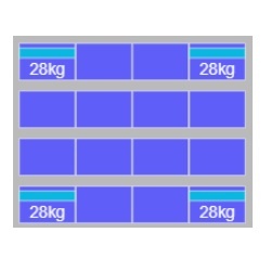Sollarstell Connect Landscape  4 rijen van 4 panelen