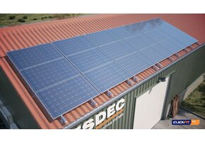 Clickfit Evo Golfplaten dak  Landscape 1 kolom van 2 panelen