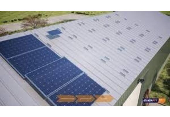 Clickfit Evo  Staaldak Landscape  1 kolom van 5 panelen