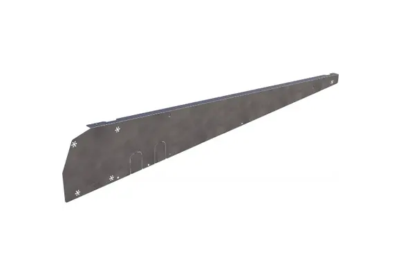 Flatfix Fusion 100-7232 Winddeflector Links Portrait Zwart