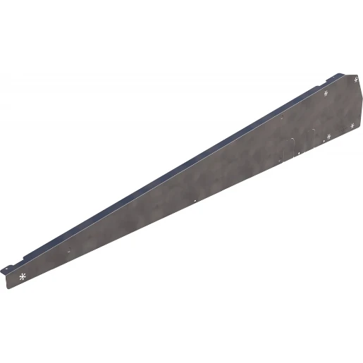 Flatfix Fusion 100-7233 Winddeflector Rechts Portrait Zwart