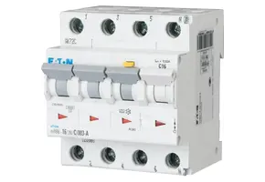 Eaton aardlekautomaat 3-polig+nul 25A 300mA C-kar