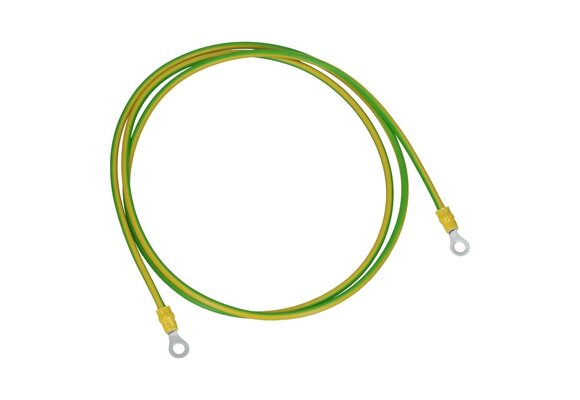 Kant-en-klare aardingskabel 6mm2 inclusief kabeloog 7.5 meter