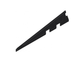 Van der Valk 742540ZW ValkPro+ Universele zijplaat Zwart