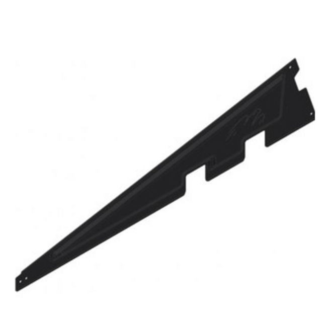 Van der Valk 742540ZW ValkPro+ Universele zijplaat Zwart