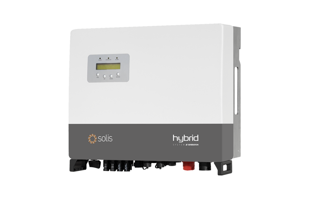 Solis 6K-3P-RHI-HVES-5G 3-Fase, 2 MPPT, excl. Wifi - Lan Hybride