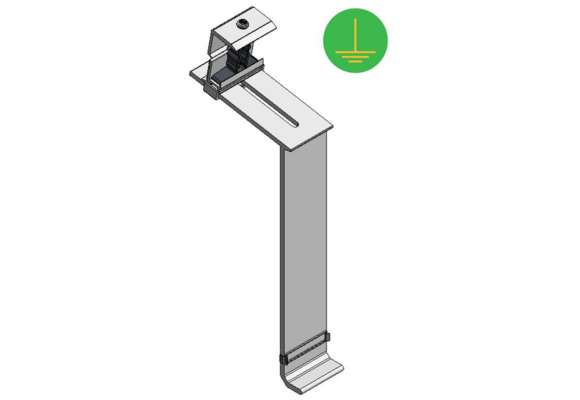 Van der valk  724730 Alu. Paneelondersteuning achtervoet L10°