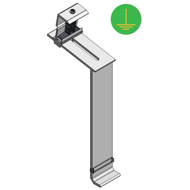 Van der valk 724730 Alu. Paneelondersteuning achtervoet L10°