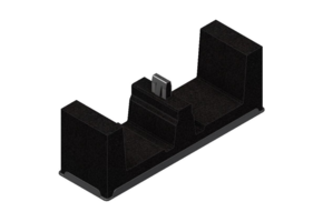 Van der Valk 729629 ValkPro+ Rubber tegeldrager klik 250x75x90mm met PVC