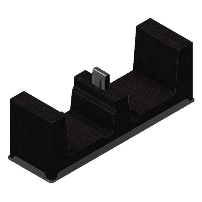 Van der Valk 729629 ValkPro+ Rubber tegeldrager klik 250x75x90mm met PVC