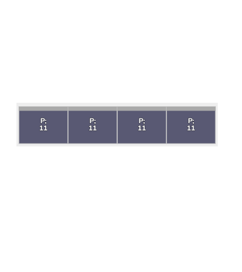 Flatfix Fusion 1 rij van 4 panelen landscape