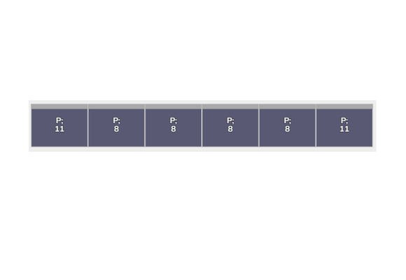 Flatfix Fusion 1 rij van 6 panelen landscape