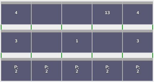 Flatfix Fusion 3 rijen van 5 panelen landscape