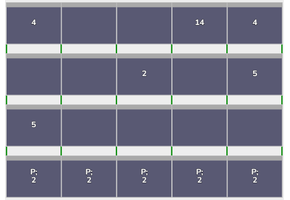 Flatfix Fusion 4 rijen van 5 panelen landscape