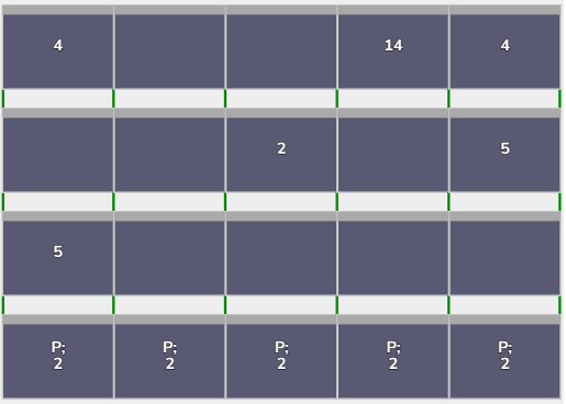 Flatfix Fusion 4 rijen van 5 panelen landscape