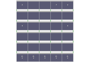 Flatfix Fusion 6 rijen van 5 panelen landscape