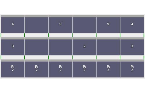Flatfix Fusion 3 rijen van 6 panelen landscape