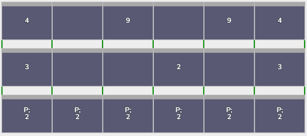 Flatfix Fusion 3 rijen van 6 panelen landscape