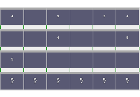 Flatfix Fusion 4 rijen van 6 panelen landscape