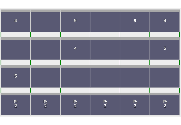 Flatfix Fusion 4 rijen van 6 panelen landscape