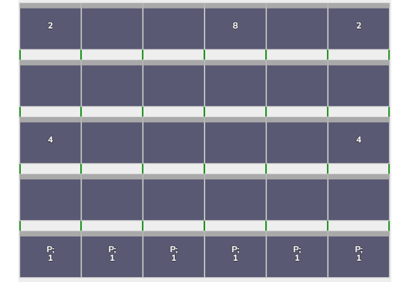Flatfix Fusion 5 rijen van 6 panelen landscape