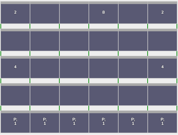 Flatfix Fusion 5 rijen van 6 panelen landscape