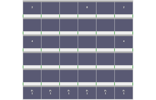 Flatfix Fusion 6 rijen van 6 panelen landscape