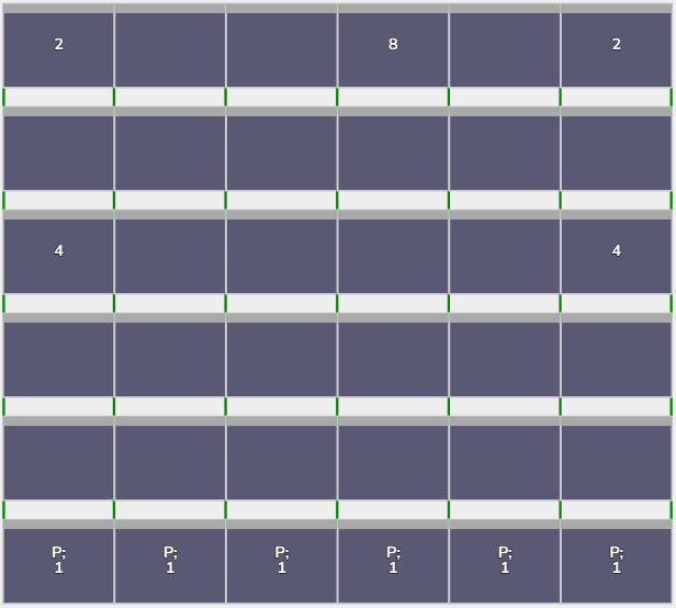 Flatfix Fusion 6 rijen van 6 panelen landscape
