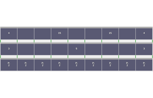 Flatfix Fusion 3 rijen van 9 panelen landscape