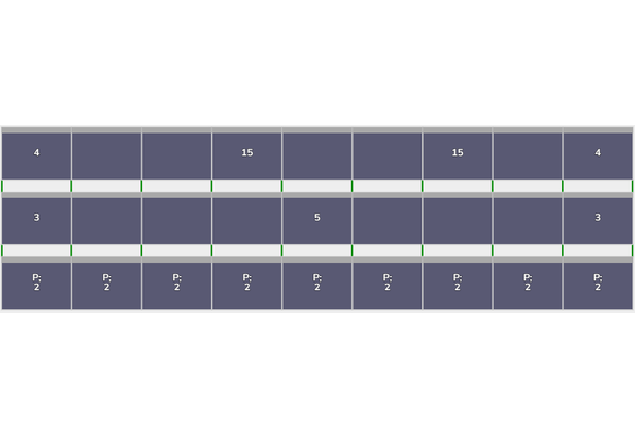 Flatfix Fusion 3 rijen van 9 panelen landscape