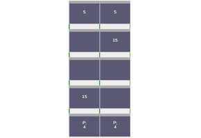 Flatfix Fusion 5 rijen van 2 panelen landscape