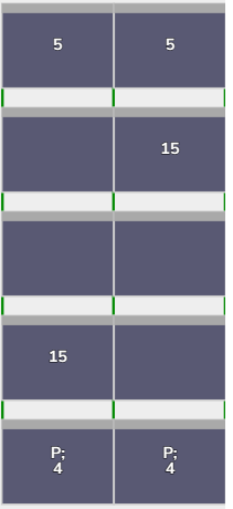 Flatfix Fusion 5 rijen van 2 panelen landscape