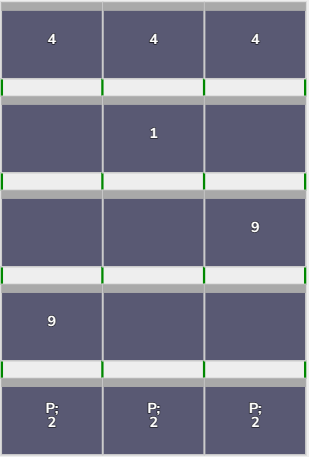 Flatfix Fusion 5 rijen van 3 panelen landscape