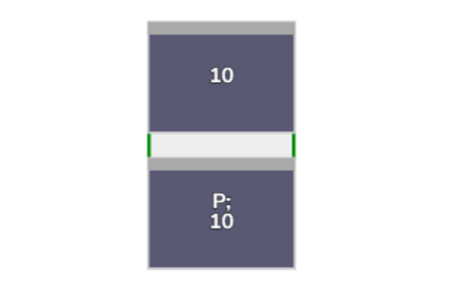 Flatfix Fusion 2 rijen van 1 paneel landscape