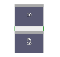 Flatfix Fusion 2 rijen van 1 paneel landscape