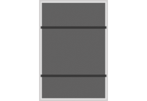 Clickfit Evo Pannendak  Portrait 1 rij van 1 panelen