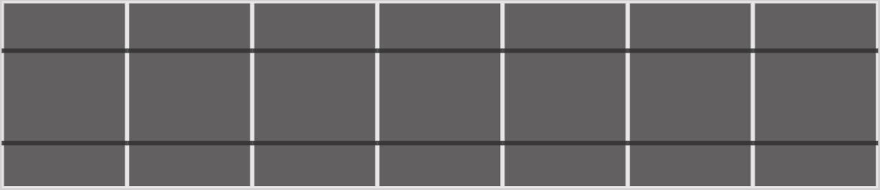 Clickfit Evo Pannendak  Portrait 1 rij van 7 panelen